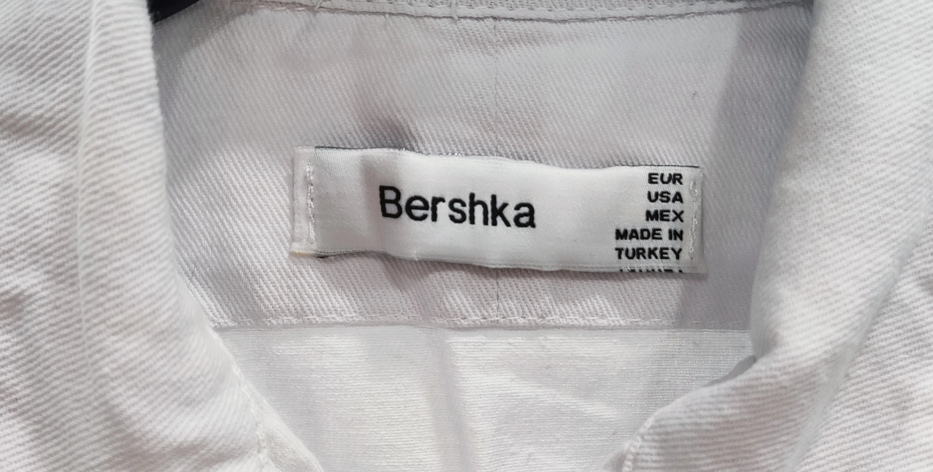 کت جین دخترانه و پسرانه دو رنگ ترک برند bershka